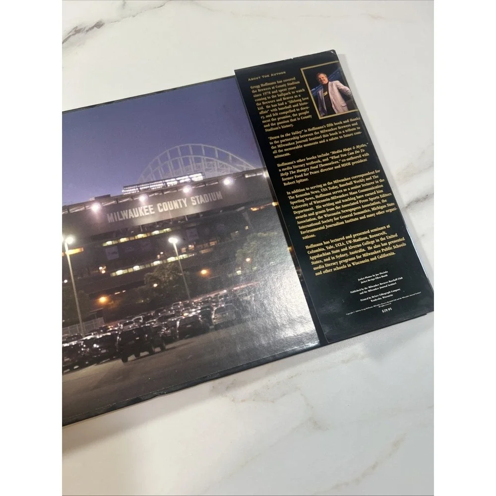 Down in‎ the Valley: The History of Milwaukee County Stadium - Hardcover SIGNED